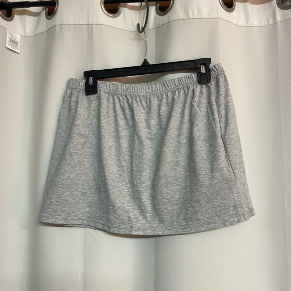 Ababalaya gray mini skirt 14” size XL - Picture 2 of 5
